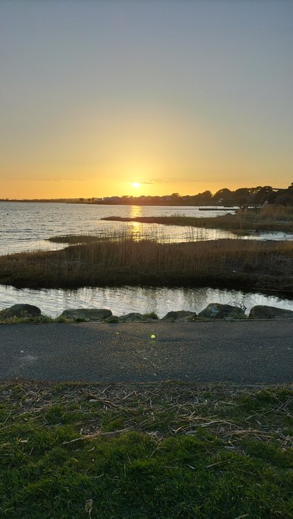 Brilliant sunset from Mudeford Quay near Christchurch