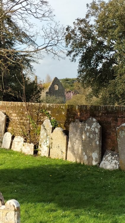 Looking towards the Constable's House in Christchurch