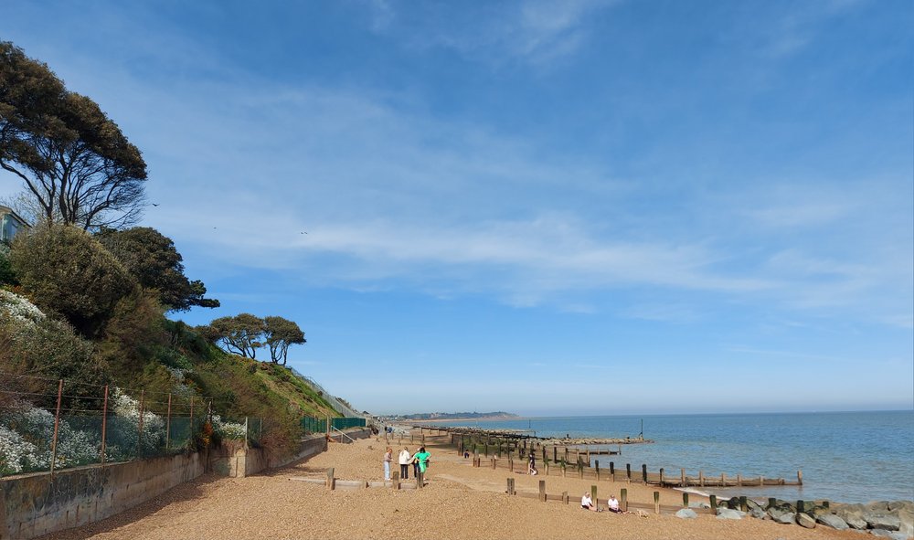 View from Jacob's Ladder Felixstowe