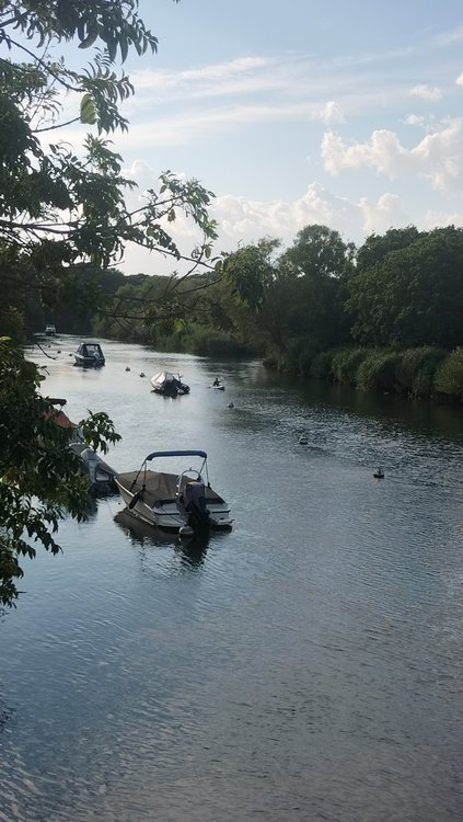 Stunning river scenery at Tuckton near Christchurch