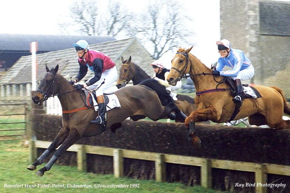 Point-Point Races, Oldbury on the Hill, Didmarton, Gloucestershire 1992