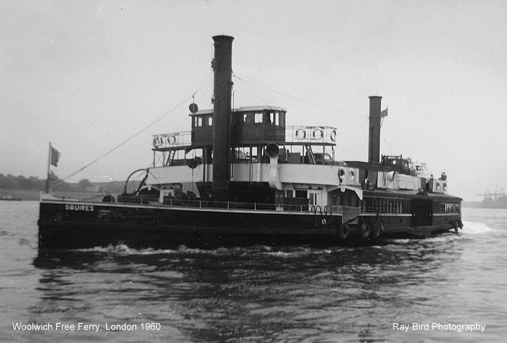 Woolwich Free Ferry, London 1960