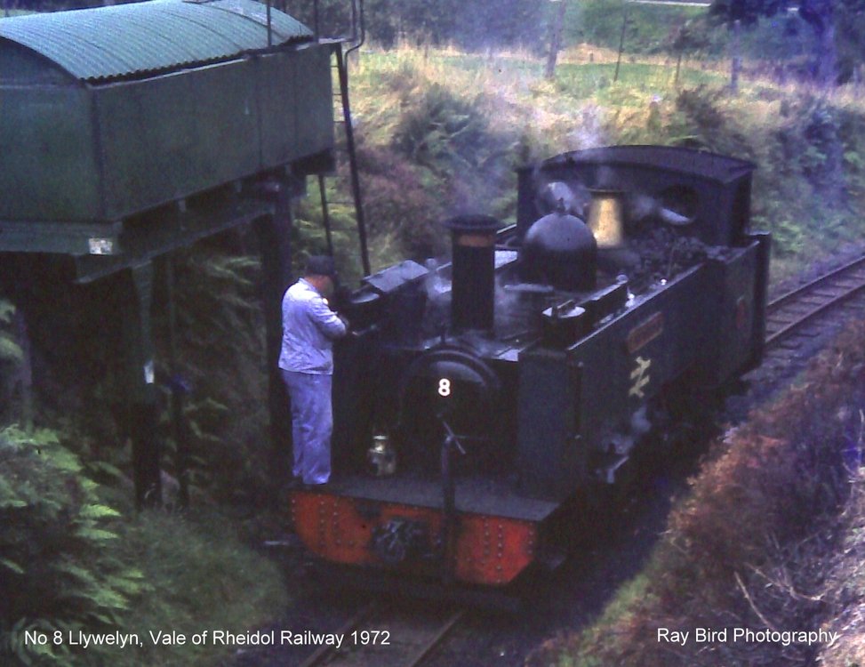 Photograph of No 8 Llywelyn on Vale of Rheidol Railway, Aberystwyth.